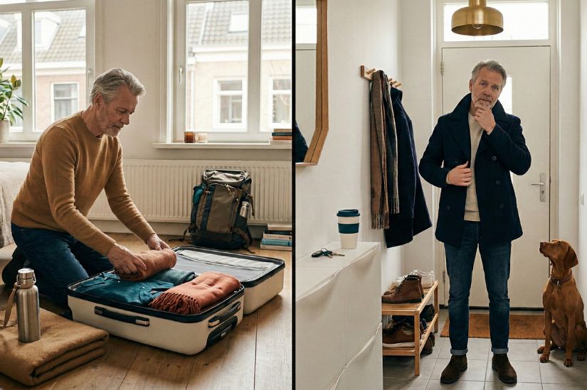 Voor de zekerheid plassen voor vertrek Voor de zekerheid plassen voor vertrek